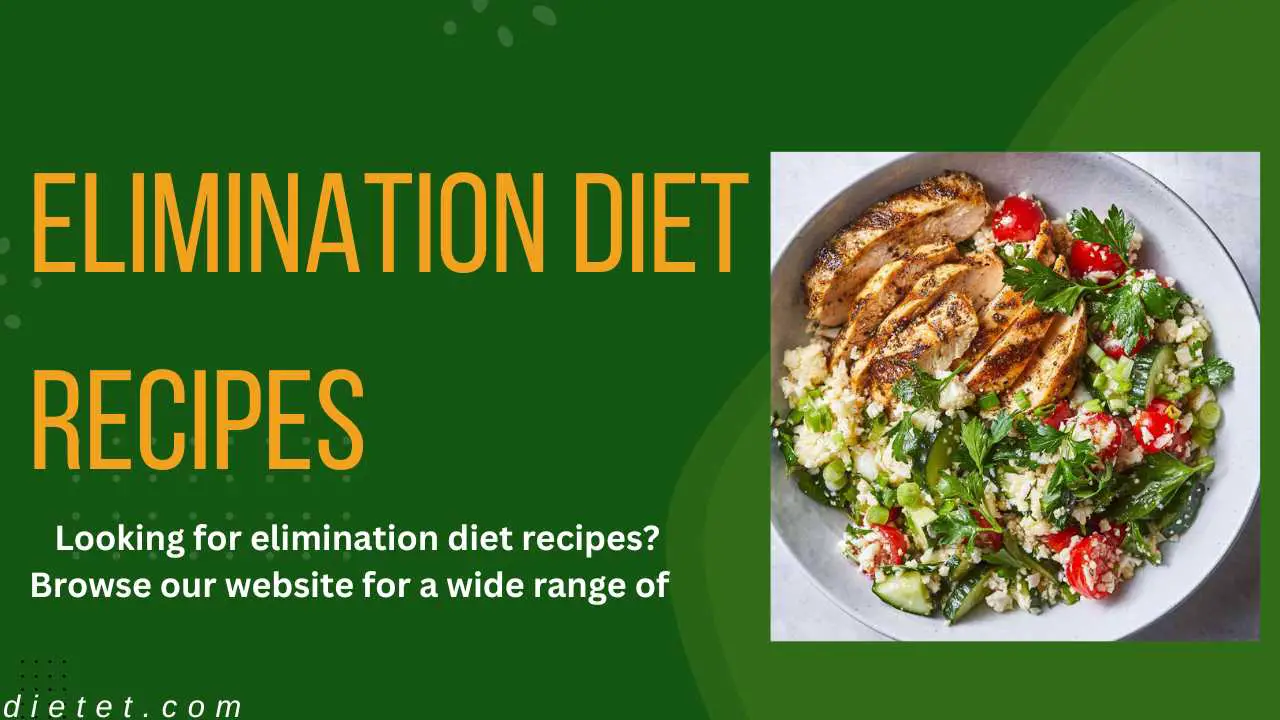 elimination diet recipes