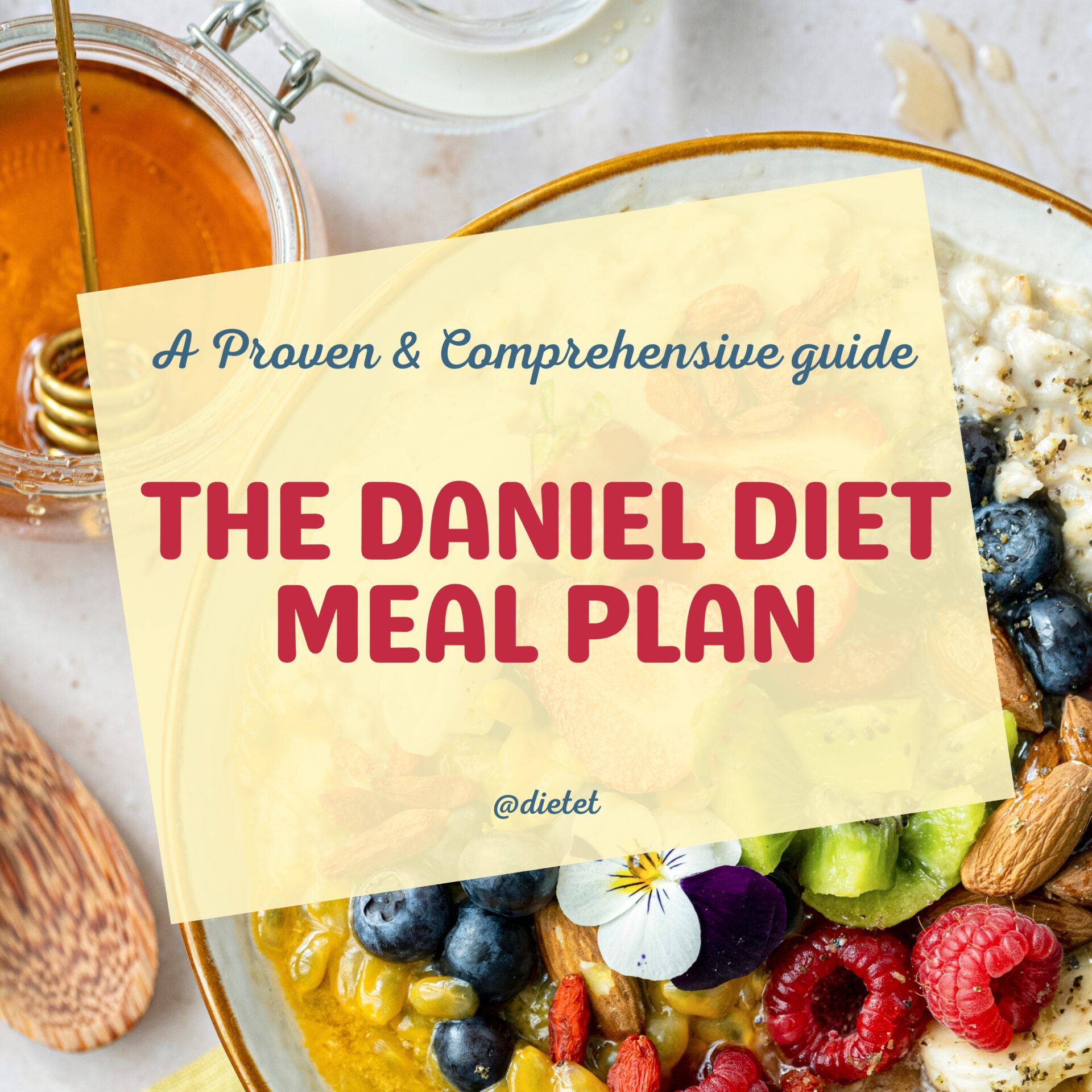 the daniel diet meal plan