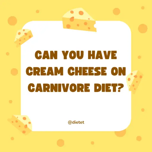 can you have cream cheese on carnivore diet