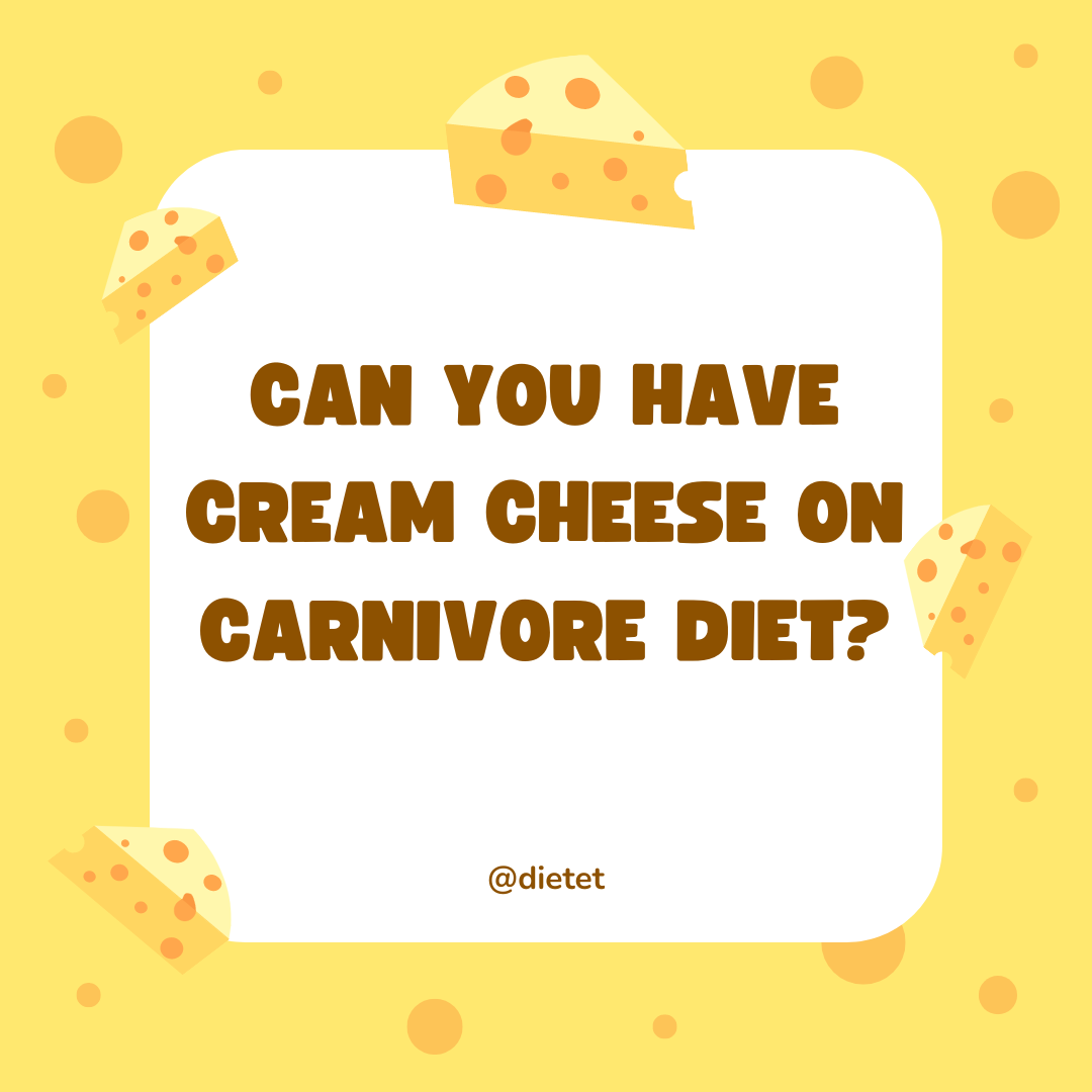 can you have cream cheese on carnivore diet